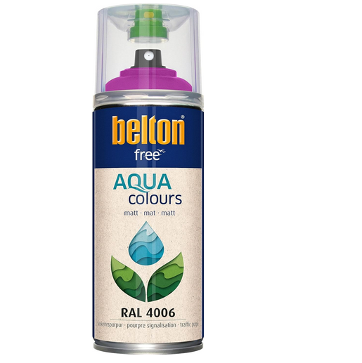 Belton Free Matt wasserbasierend 400 ml RAL 4006 verkehrspurpur