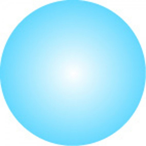 Clickhalbperle azurblau