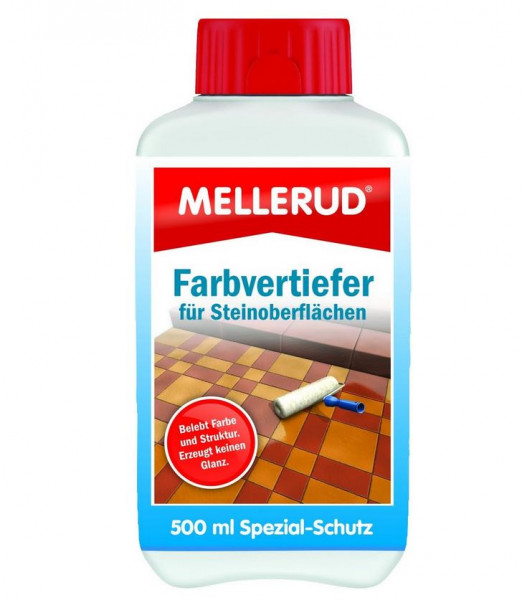 Mellerud Farbvertiefer für Stein Oberflächen 0, 5 L