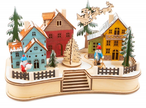 Lampe Weihnachtsdorf