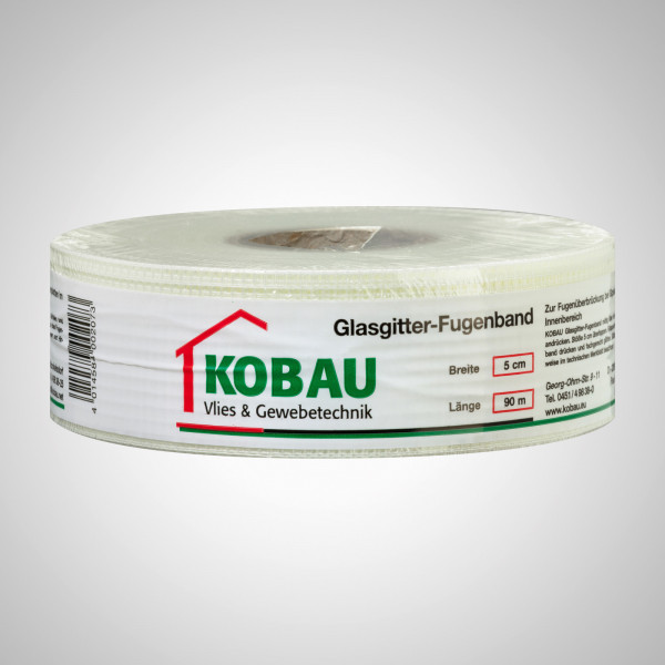 Kobau Glasgitter Fugenband, 90 m x 5 cm, selbsthaftend