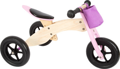 Laufrad-Trike Maxi 2 in 1 Rosa, ca. 72 x 38 x 45 cm, Sitzhöhe ca. 25 - 33 cm, max. Belastbarkeit 50