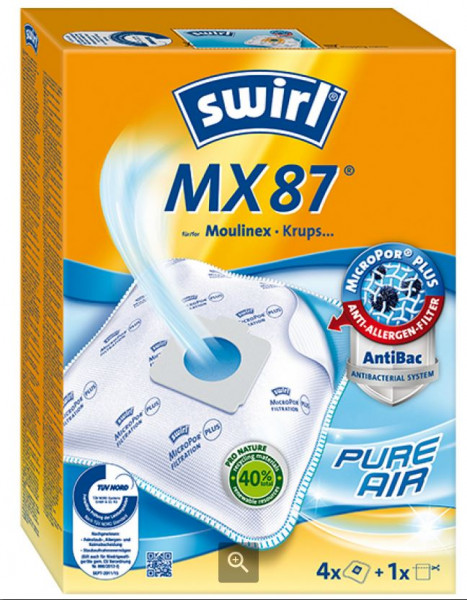 Swirl® MX 87 MicroPor® Plus Green Staubsaugerbeutel