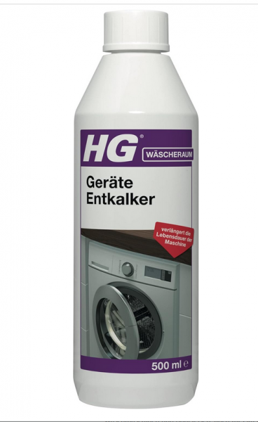 HG Geräte Entkalker für Haushaltsgeräte, geeignet für Wasserkocher, Kaffeemaschinen und Waschmaschin