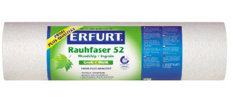 Erfurt Rauhfaser Nr 52 Raufaser Großrolle 125 x 0,75