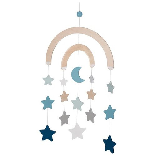 Mobile, Lifestyle Azur, 39 x 45 cm, Holz, 18 Teile, per Stück