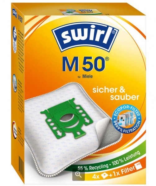 Swirl M 50 Staubsaugerbeutel Micropor® AirSpace