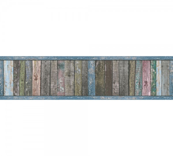 A.S. Création Only Borders 10 368601 Papier Blau Braun Bunt