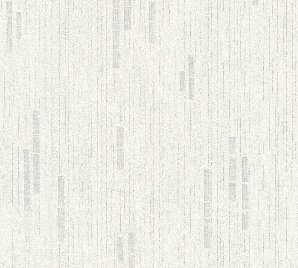 A.S. Création, Essentials, 318502, grafisch, grau, metallic, weiß, 10,05m x 0,53m