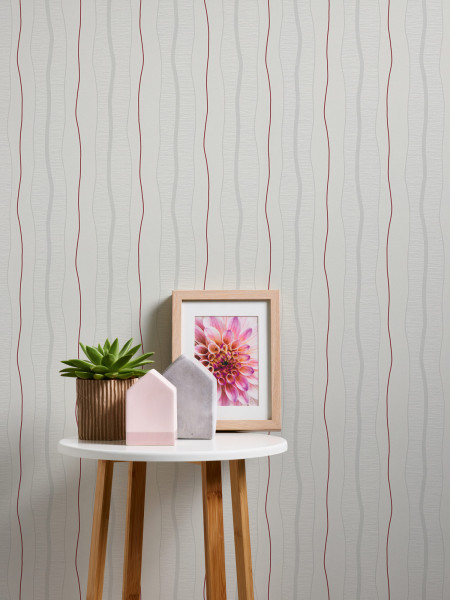 AS Vliestapete Casual Living Creme Streifentapete 249531