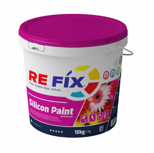 Refix Silicon Paint Fassadenfarbe 15 kg weiß