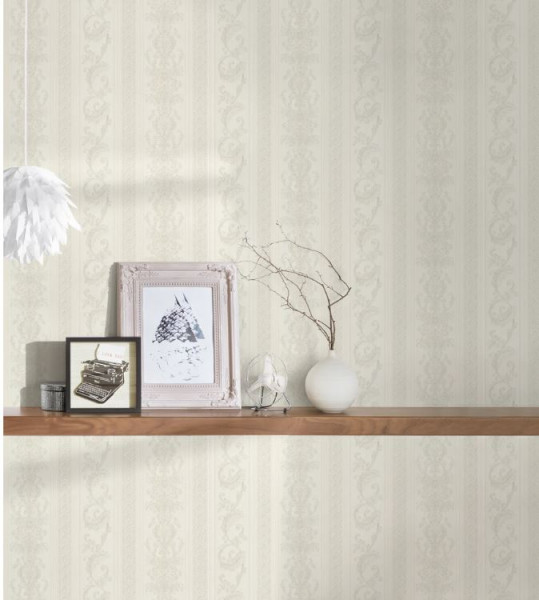 A.S. Création Hermitage 10 335471 Vlies Creme Grau