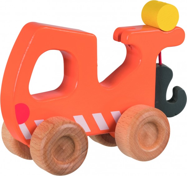 Abschleppwagen 14,5 x 6 x 10 cm, Holz, per Stück