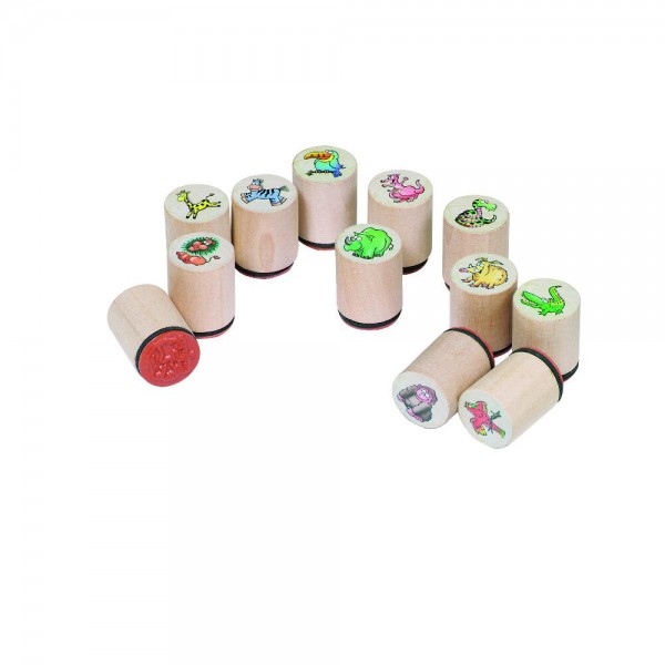 Stempel Wilde Tiere
