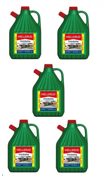 5 x Mellerud Grünbelag Entferner 5 Liter