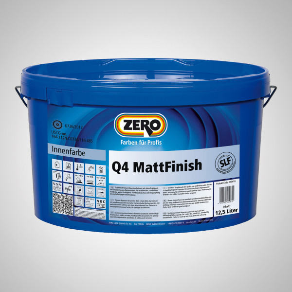 ZERO Q4 MattFinish 12,5l, weiss