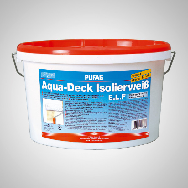 Pufas Aqua-Deck Isolierweiß ELF 5l