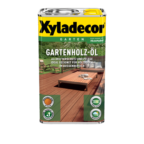 Xyladecor - Gartenholz-Öl Natur 2,5l rötlich Konservierend Pflegeöl