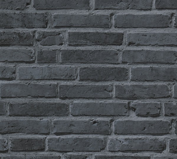 A.S. Création Best of Wood`n Stone 2nd Edition 942833 Vlies Grau Schwarz