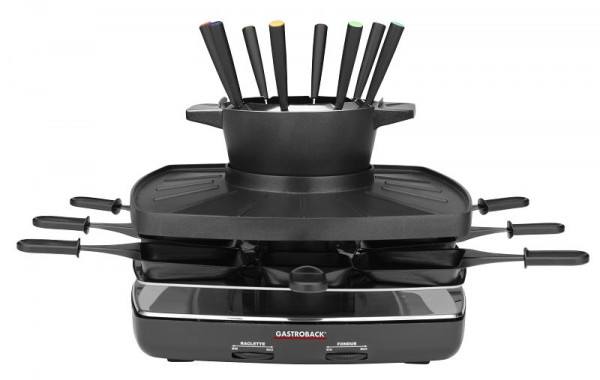 Gastroback Raclette Fondue Set Family