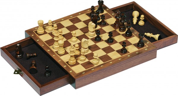 Magnetisches Schachspiel mit Schubladen