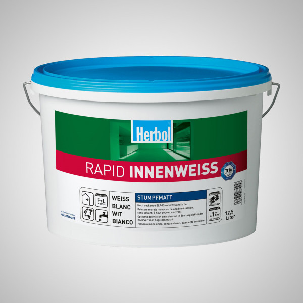 Herbol Rapid Innenweiss 12,5l, weiss