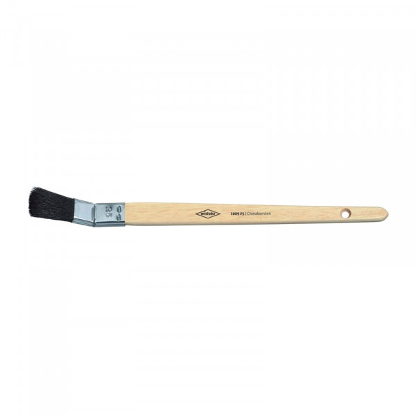 WIS Plattpinsel gebogen schwarz Chin.15