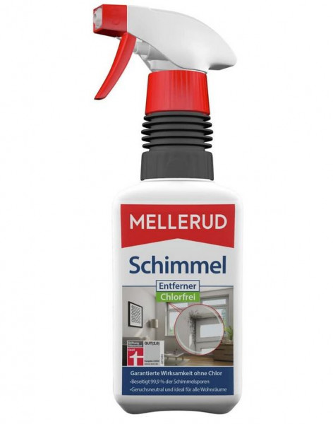 MELLERUD Schimmel Entferner Chlorfrei Aktivschaum gegen Schimmel im Haushalt 0,5 l