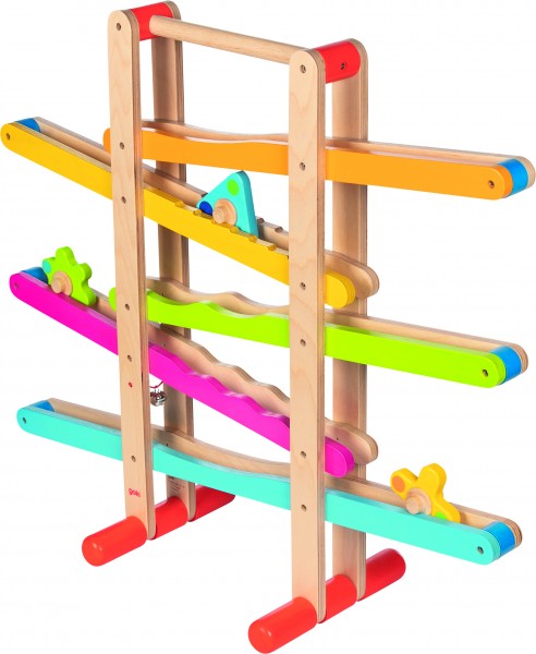 Kreiselbahn 66,5 x 20,2 x 58,3 cm, Holz, 3 Kreisel, per Stück