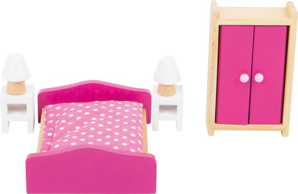 Legler Puppenhausmöbel Schlafzimmer