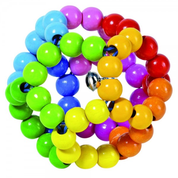 Greifling Elastik Regenbogenball