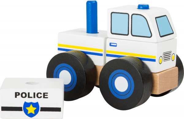 Legler Konstruktionsfahrzeug Polizei - small foot