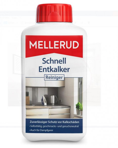 Mellerud Schnell Entkalker Reiniger – Wirkungsvolles Mittel zur Entkalkung der Haushaltsgeräte wie W