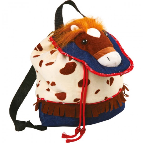 Legler Rucksack Pony Rucksack im Mustang-Jeans-Design Größe: ca. 30 x 10 x 30 cm