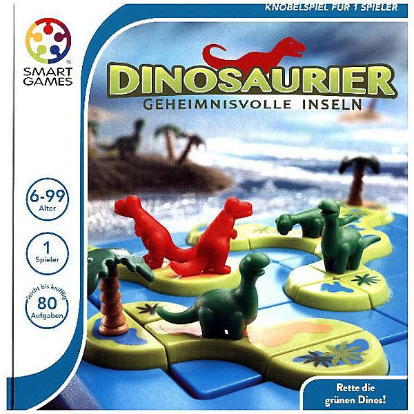 SMART GAMES - Dinosaurier - Geheimnisvolle Inseln