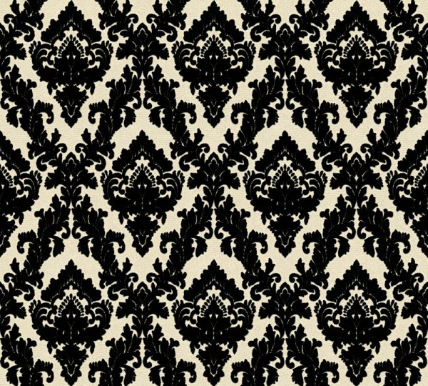 A.S. Création Castello 335826 Vlies Creme Schwarz
