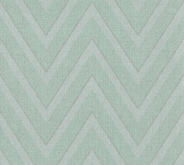 A.S. Création Hygge 363844 Vlies Blau Grün