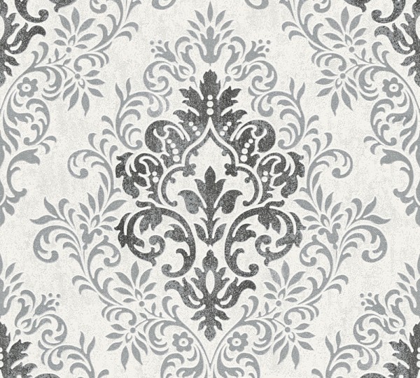A.S. Création Jette 4 339241 Vlies Grau Metallic Schwarz
