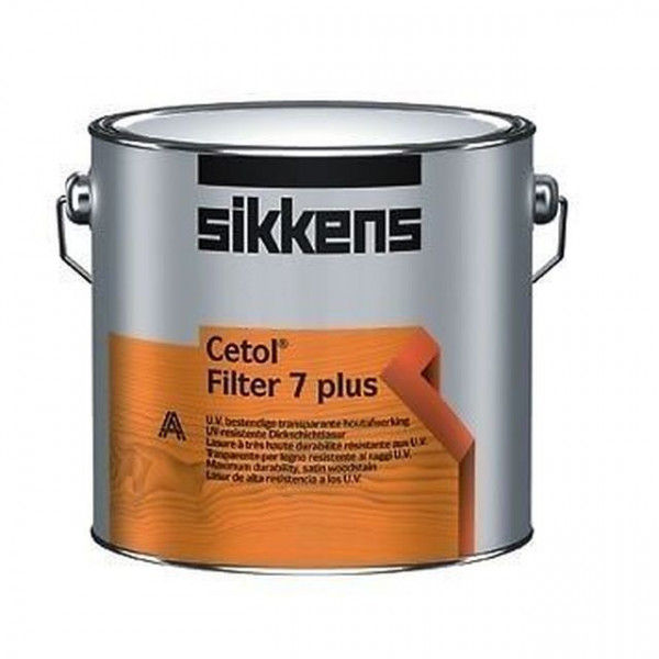 Sikkens Cetol Filter 7 Plus - &quot;Long Life&quot; Dickschichtlasur für außen, 1 Liter, Nussbaum 010