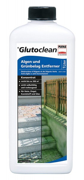Pufas - Glutoclean - Algen-und Grünbelag Entferner .1 Liter