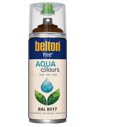 Belton Free Matt wasserbasierend 400 ml RAL 8017 schokoladenbraun