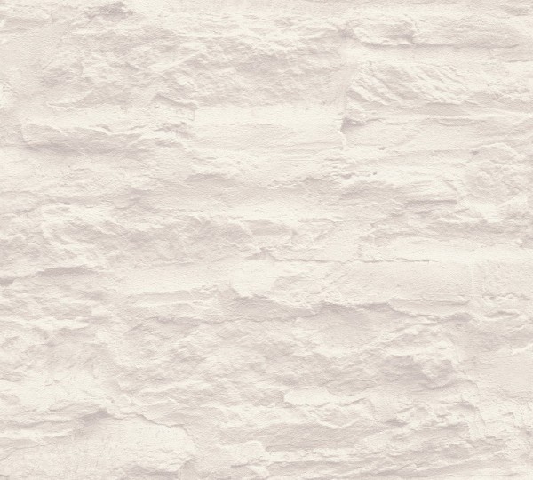 A.S. Création Best of Wood`n Stone 2nd Edition 959083 Vlies Creme Weiß