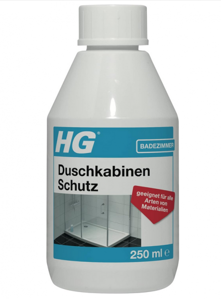 HG Duschkabinen-Total-Schutz, Verhindert Kalkablagerungen und Seifenreste im Badezimmer - 250 ml