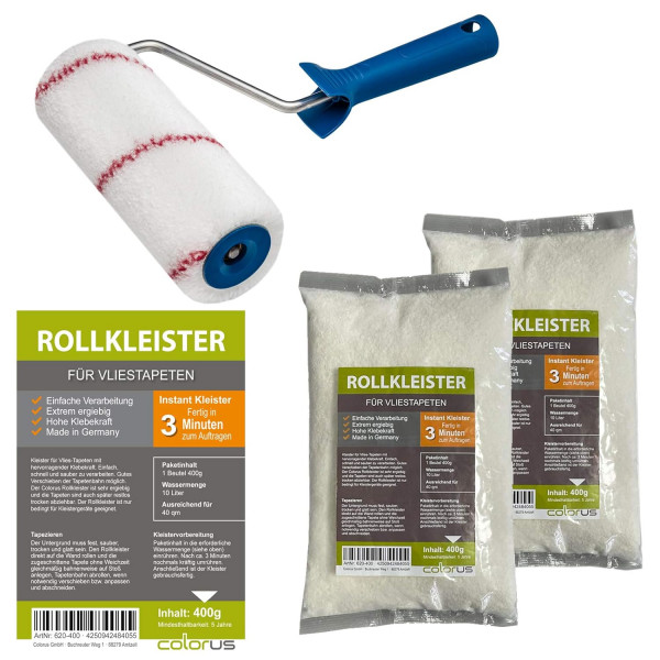 5 Stück KleisterrollerVlieskleister Rollkleister Kleister für Vliestapeten Vlieskleber 200g