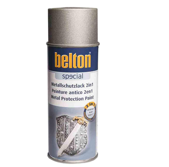 Belton Metallschutzlack 2in1 Eisenglimmer Silber 400 ml