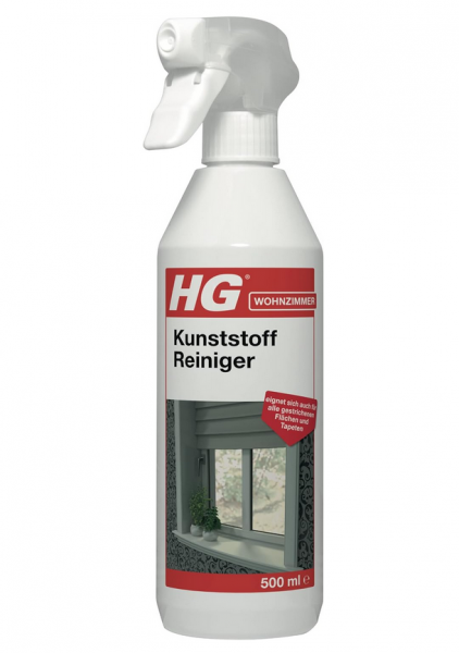 HG Kunststoff Reiniger (500 ml) – Kunststoffreiniger zur Schnellen, Effektiven Reinigung von Kunstst