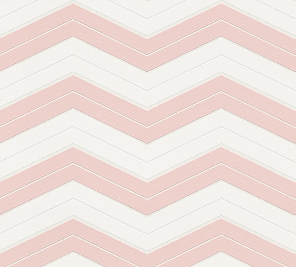 A.S. Création Designdschungel 2 by Laura N. 342422 Vlies Rosa Weiß