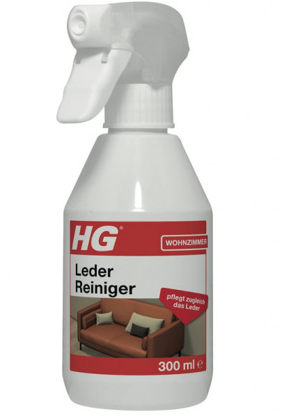 HG Lederspray 300 ml (2er Pack) – Pflegt und Reinigt Leder Schnell und Einfach - In Einer Behandlung