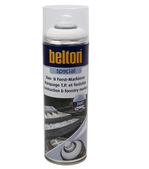 Belton Bau- und Forst-Markierer 500 ml signalweiß