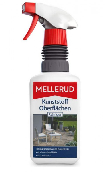 Mellerud Kunststoff Oberflächen Reiniger Spray gegen hartnäckige Verschmutzungen auf Kunststoffoberf